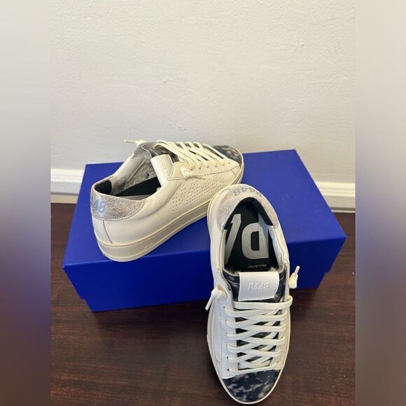 Women’s P448 leather sneakers in beige size 6-6,5 / EU36 new - Picture 8 of 16